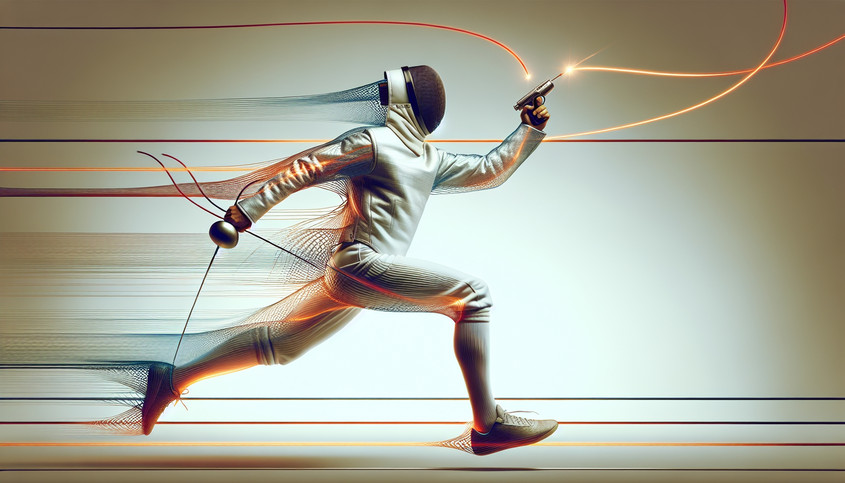 Fencathlon: Fechten und Laser-Run