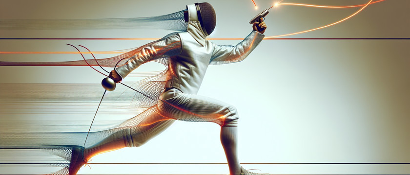 Fencathlon: Fechten und Laser-Run