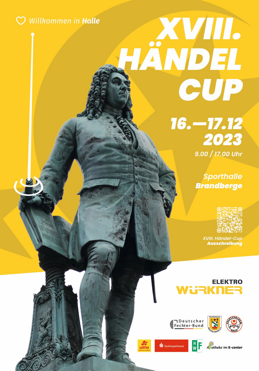 Händel-Cup 2023 in Halle (Saale), 16.–17.12.2023